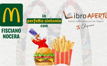 McDonald’s di Fisciano e Nocera, di nuovo al fianco di Libro Aperto Festival